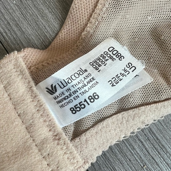 Wacoal Retro Chic Full-Figure Underwire Unlined Bra 38DD Nude Lace - Picture 5 of 5